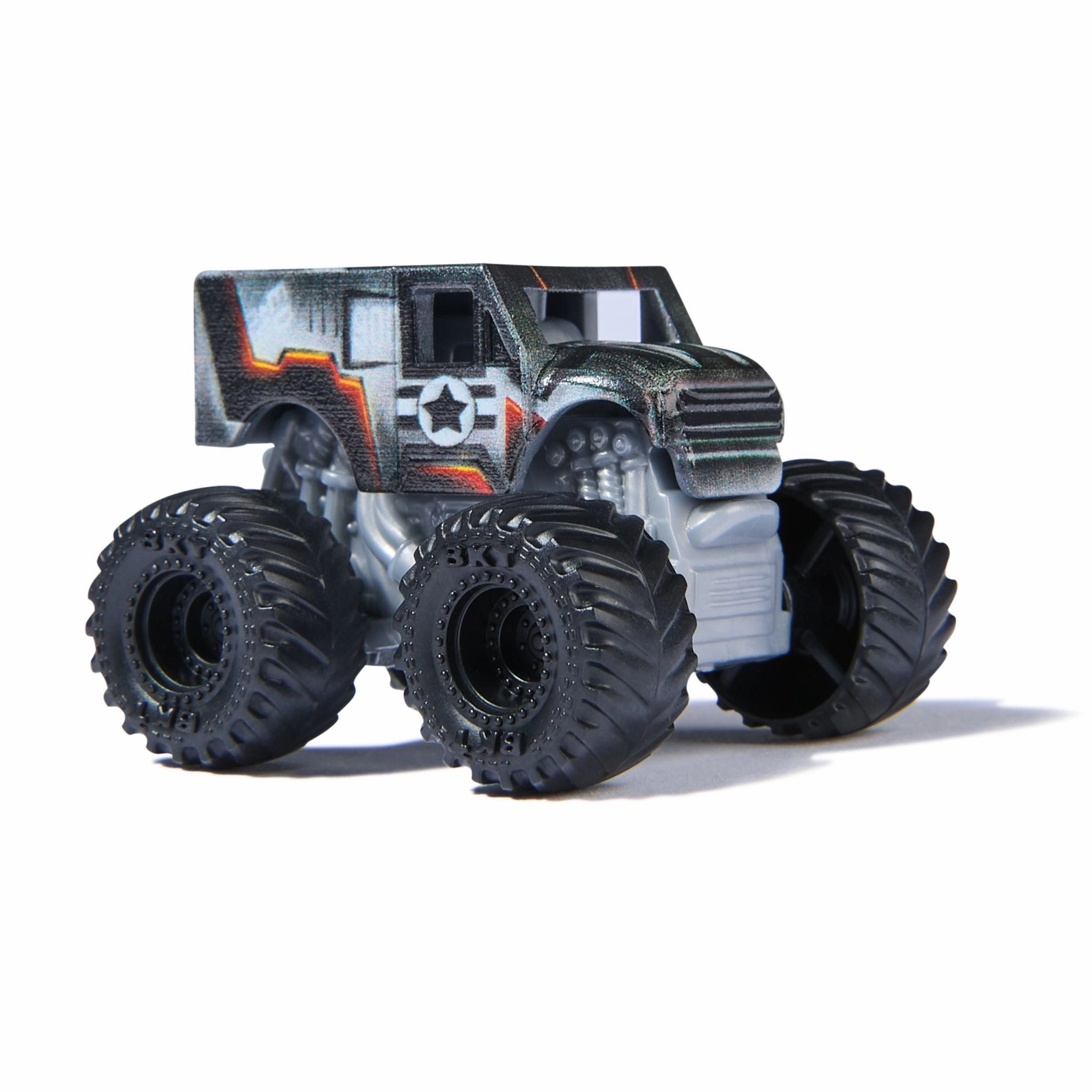 Monster Jam Mini Marvel 3 Pack Bundle - Thor, Black Panther & Iron Man