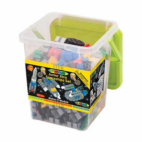 Morphun Junior Xtra 334-Piece Spaceship Building Set