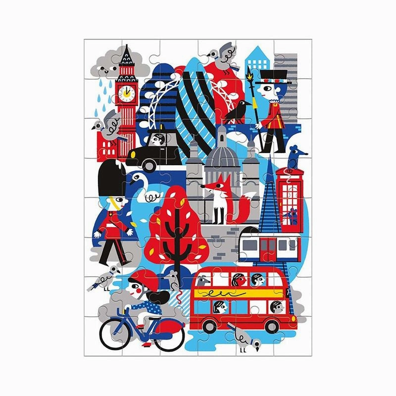 Mud Puppy London City 48 Piece Mini Puzzle