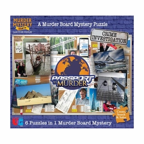 Murder Mystery Case Files: Passport to Murder 6 in 1 Puzzle