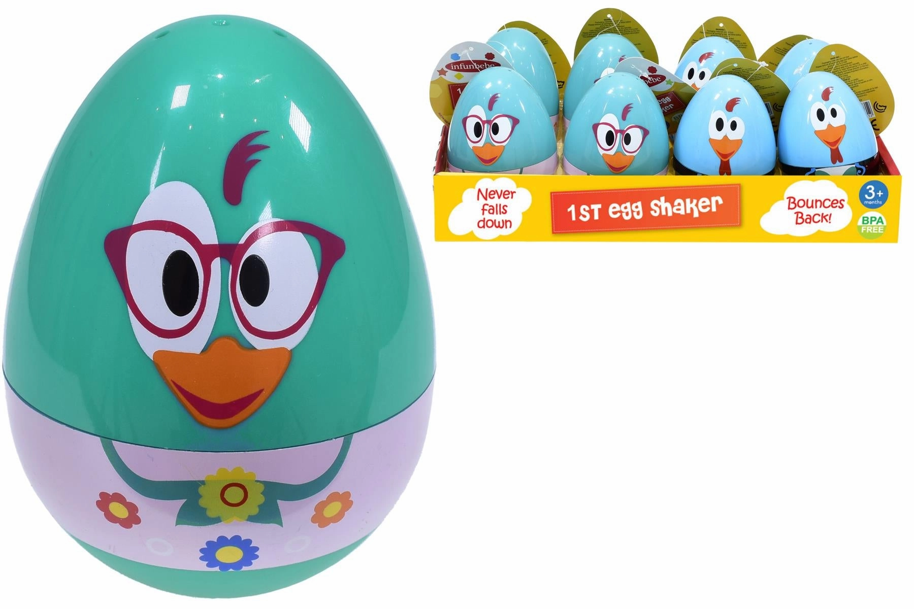 My 1st Egg Shaker Baby Sensory Toy (Assorted Designs)