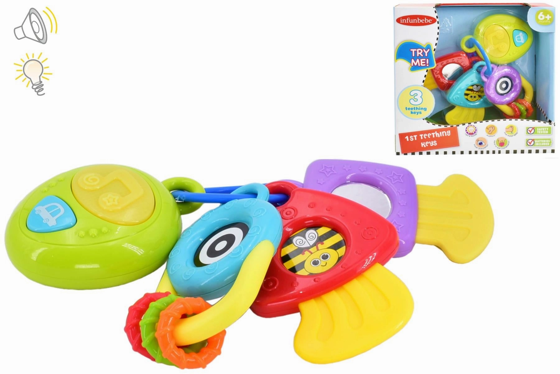 My 1st Teething Keys Soothing Baby Sensory Toy