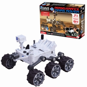 NASA Future Explorers: Perseverance Mars Rover - 71pc Build & Learn Kit for Kids 8 