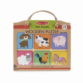 Natural Play Wooden Puzzle: Farm Friends