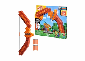 Nerf Minecraft Bow Dart Blaster - Iconic Pixelated Design