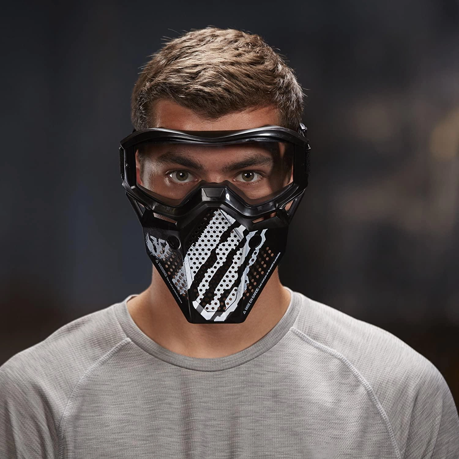 Nerf Rival Phantom Corps Face Mask for Ages 14 and Up, White