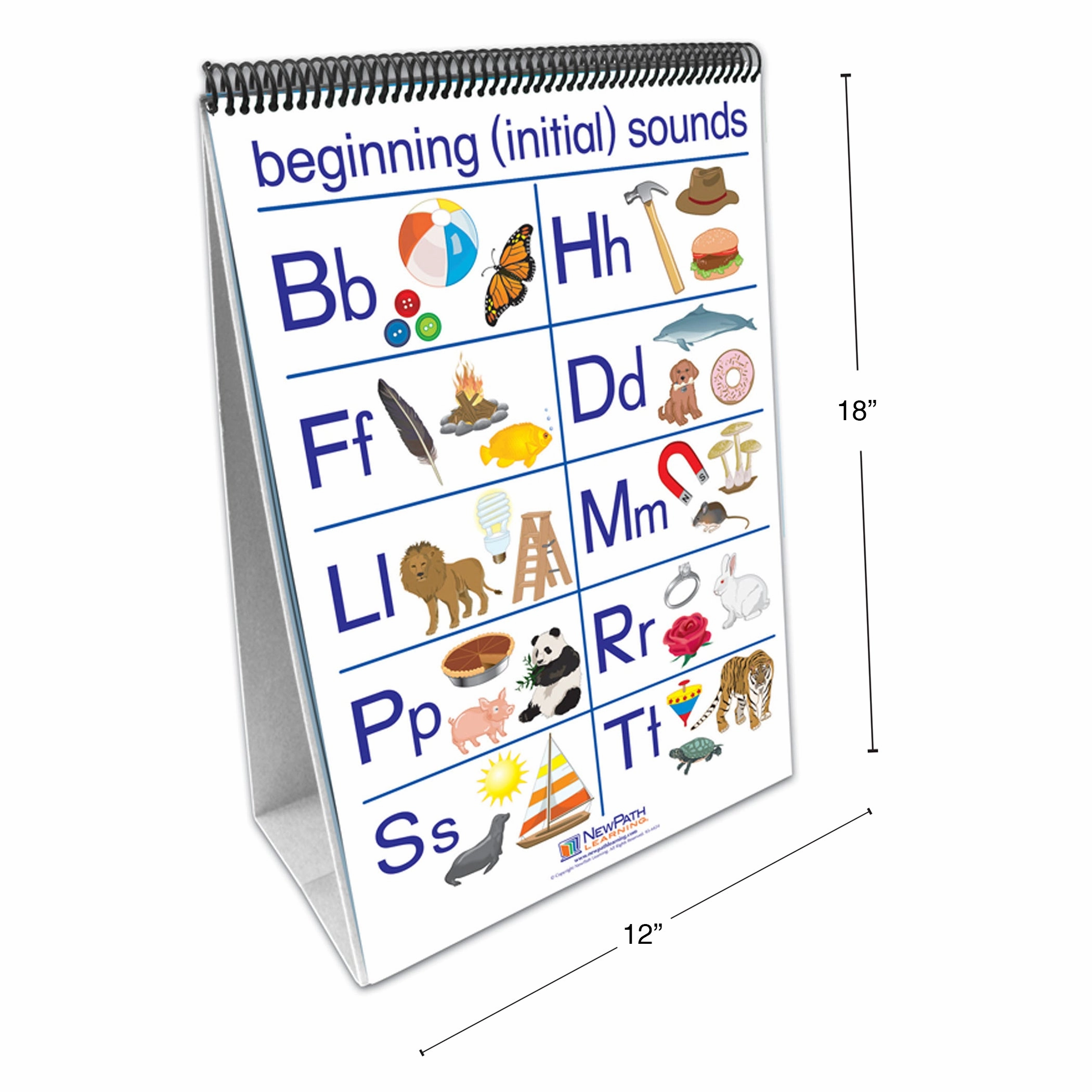NewPath Learning Early Childhood ELA Readiness Flip Chart - Phonemic Awareness