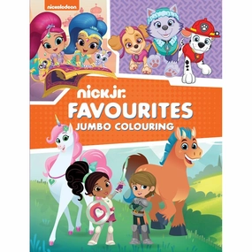 Nick Jr. Favourites Jumbo Colouring Book Girls