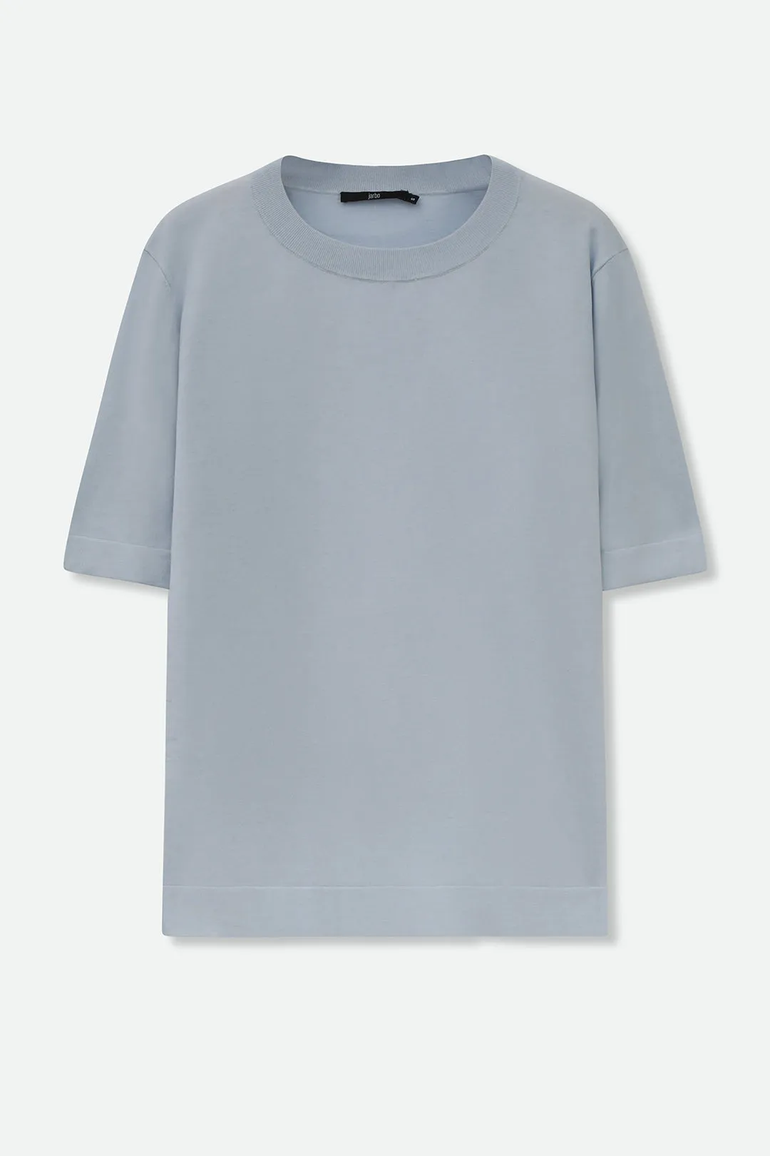 NICO TENNIS ELBOW SLEEVE CREW IN ITALIAN SILK COTTON