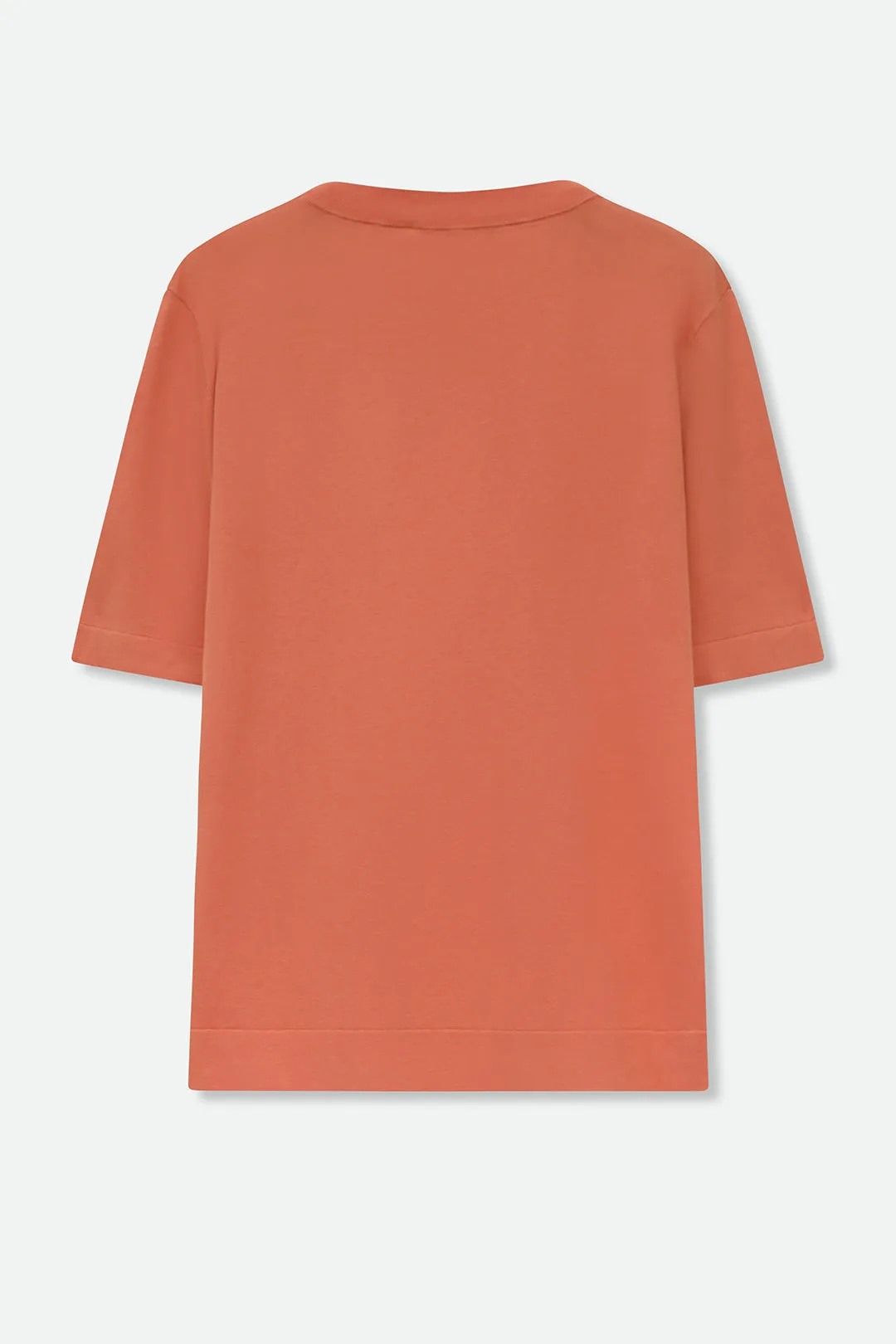 NICO TENNIS ELBOW SLEEVE CREW IN ITALIAN SILK COTTON