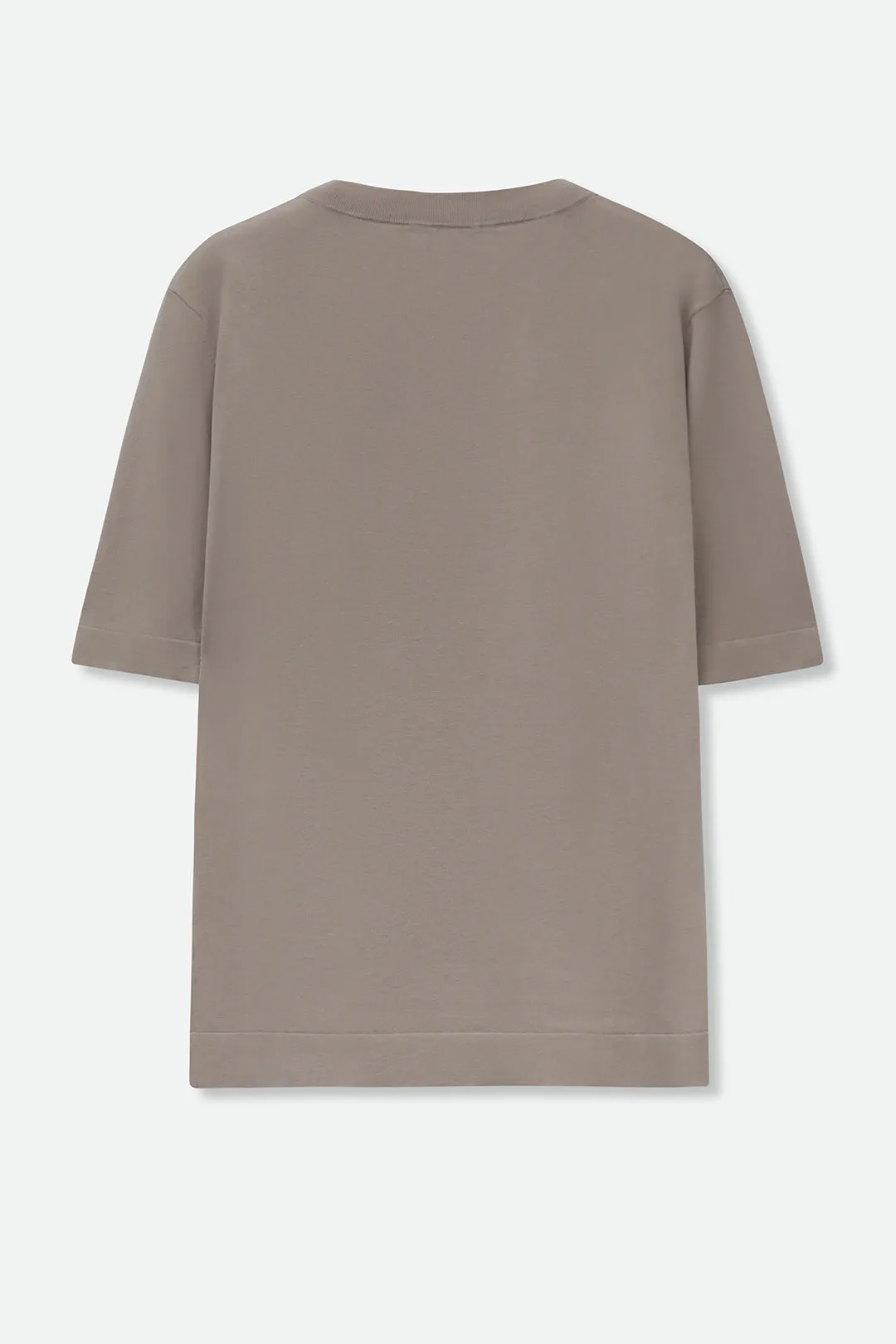 NICO TENNIS ELBOW SLEEVE CREW IN ITALIAN SILK COTTON