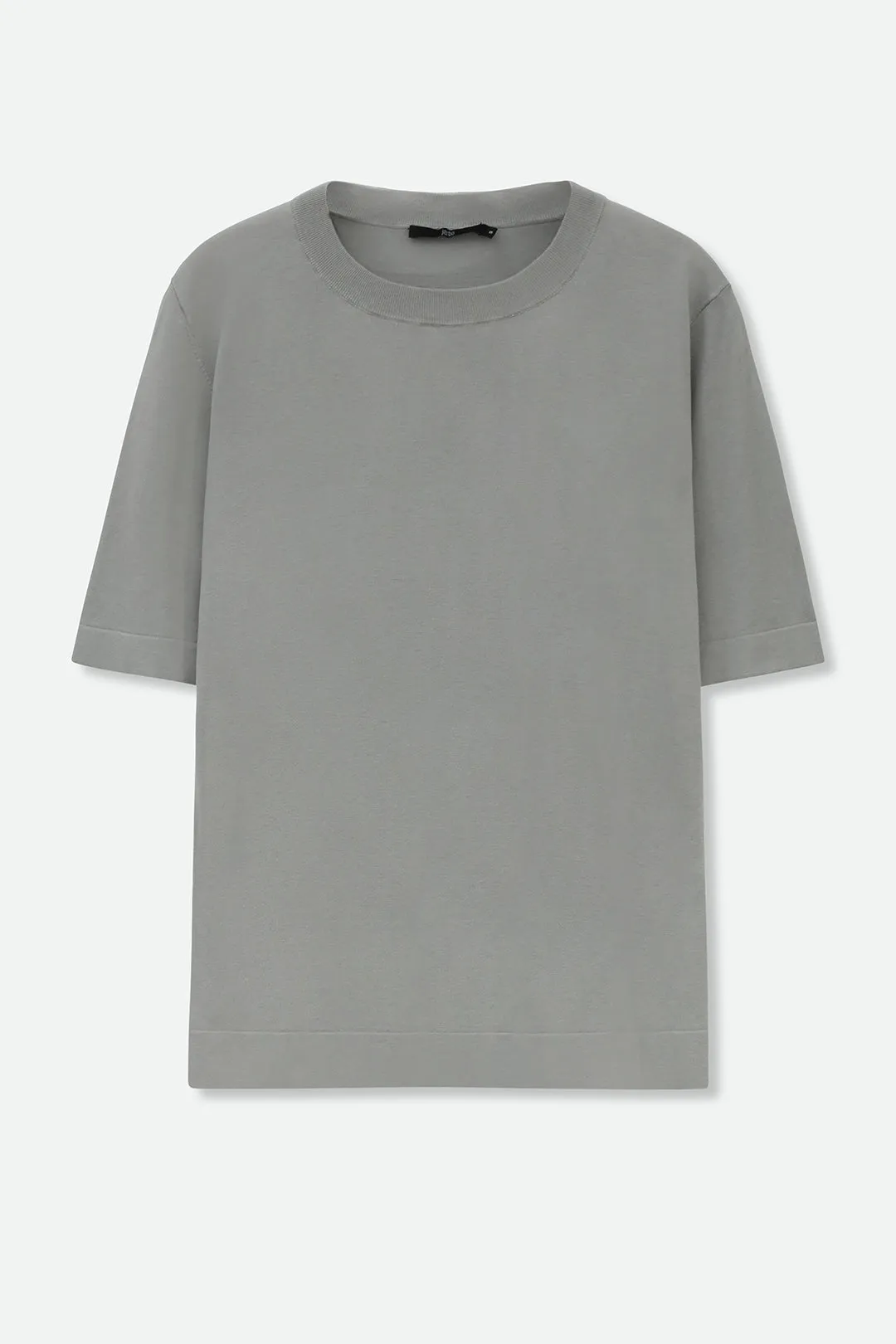 NICO TENNIS ELBOW SLEEVE CREW IN ITALIAN SILK COTTON