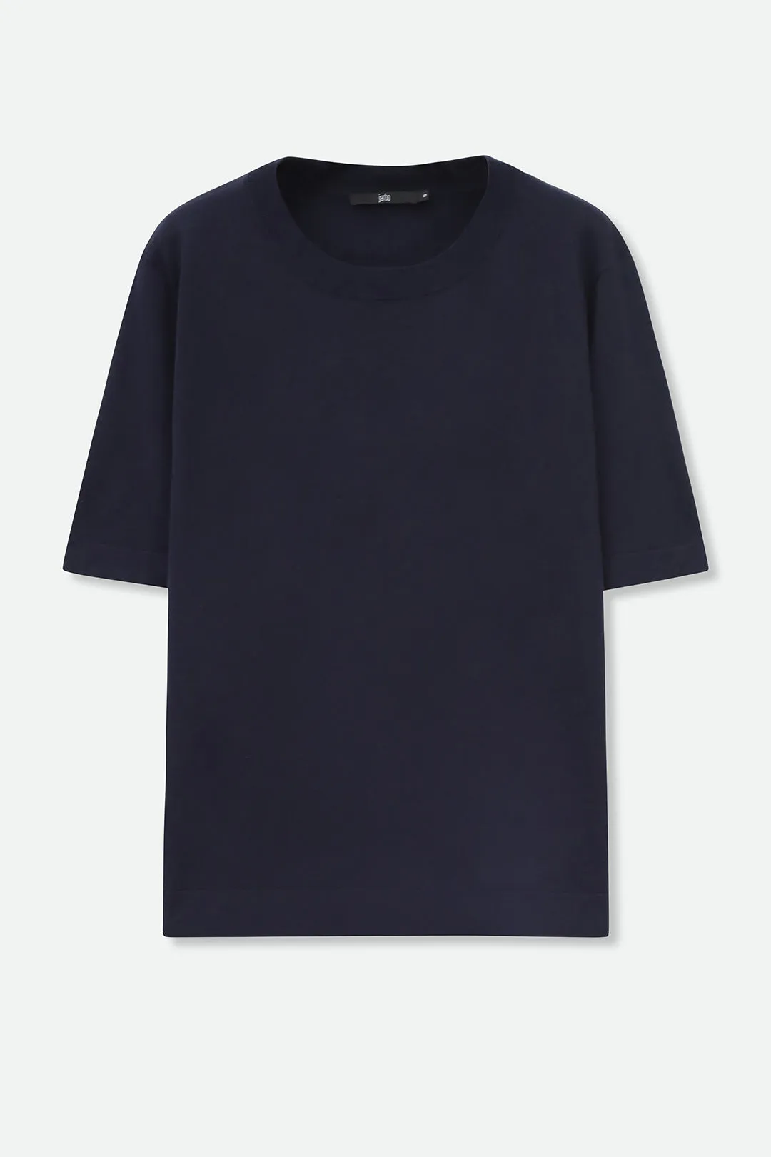 NICO TENNIS ELBOW SLEEVE CREW IN ITALIAN SILK COTTON
