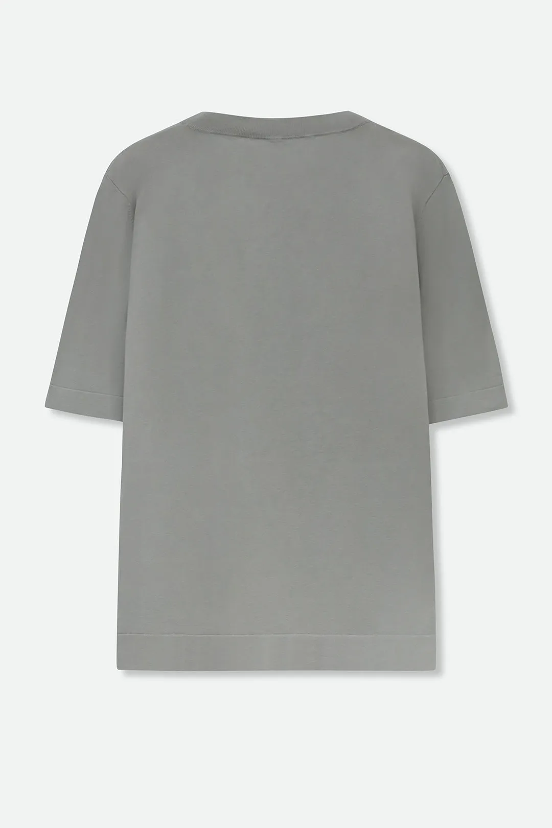 NICO TENNIS ELBOW SLEEVE CREW IN ITALIAN SILK COTTON