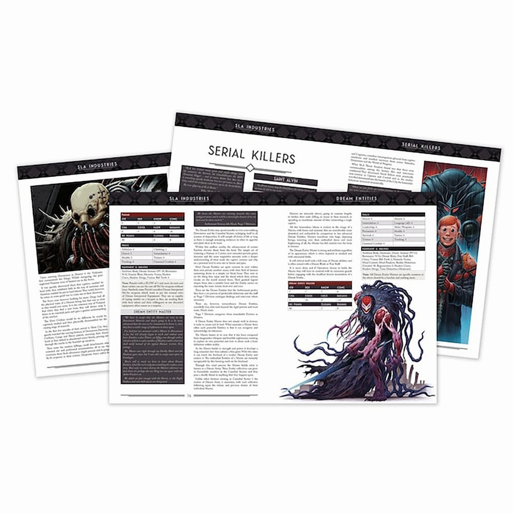 Nightfall Games: SLA Industries Threat Analysis 1: Collateral - RPG Hardcover Sourcebook