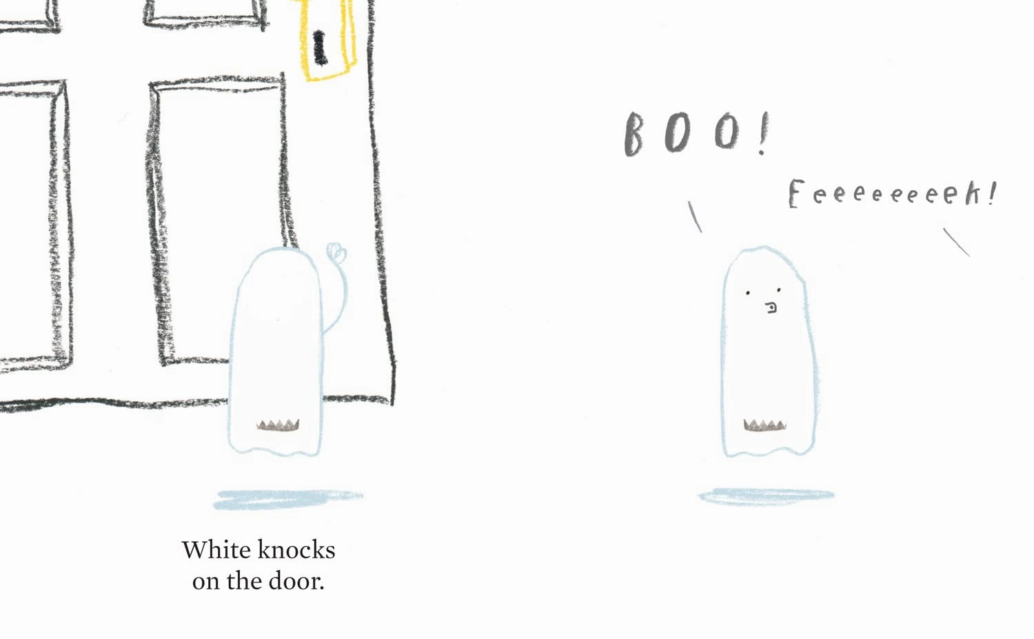 Oliver Jeffers The Crayons Trick Or Treat Board Book for ages 3 