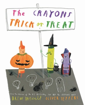 Oliver Jeffers The Crayons Trick Or Treat Board Book for ages 3 
