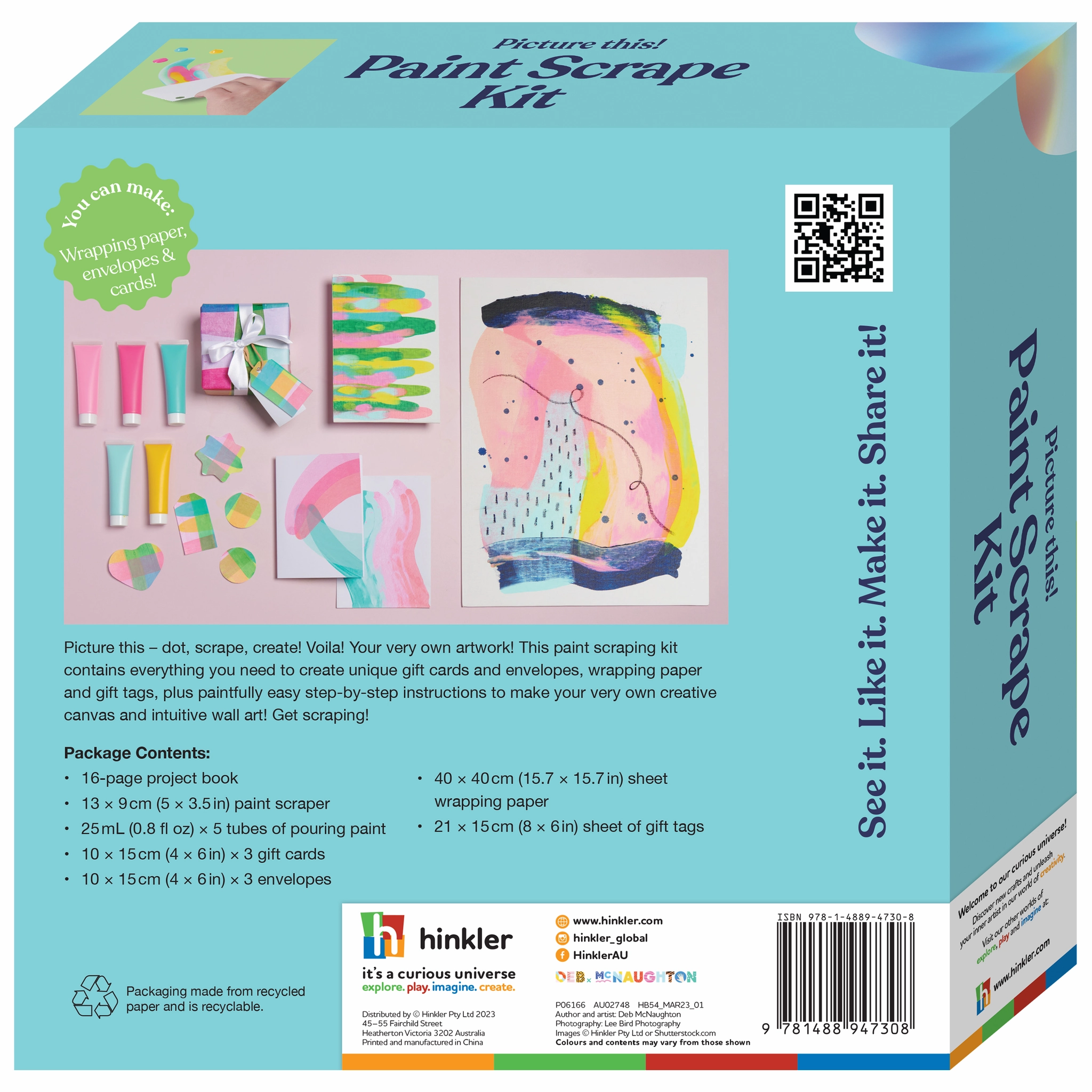 Omc! Picture This Paint Scrape Art Kit