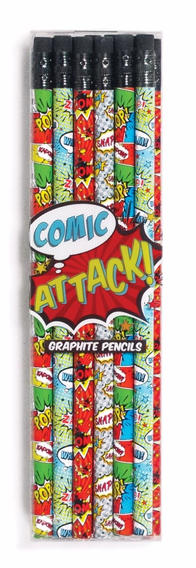 Ooly Comic Attack Graphite Pencils