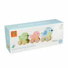 Orange Tree Toys Wooden Pull Along Birdies for Ages 18 Months and Up