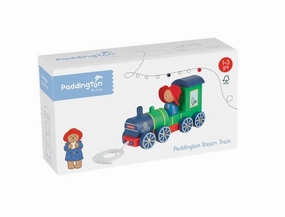 Orange Tree Toys Wooden Pull Along Paddington Steam Train for Age 18M 