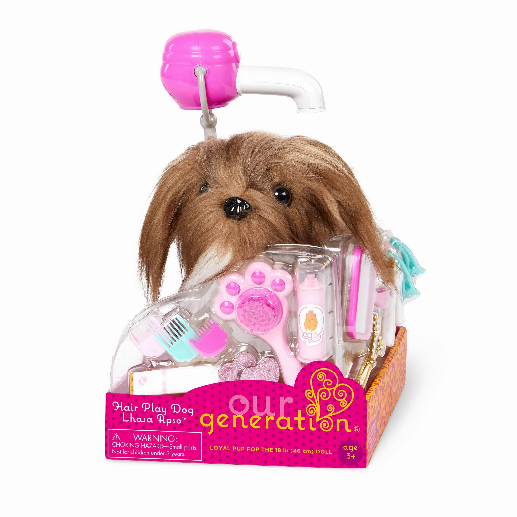 Our Generation Hair Play Dog Lhasa Apso