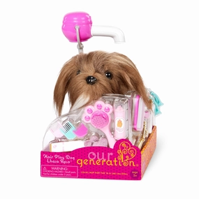 Our Generation Hair Play Dog Lhasa Apso