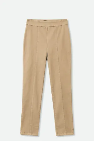 PALLAS BACK SLIT PANT IN GARMENT DYED ITALIAN STRETCH DENIM