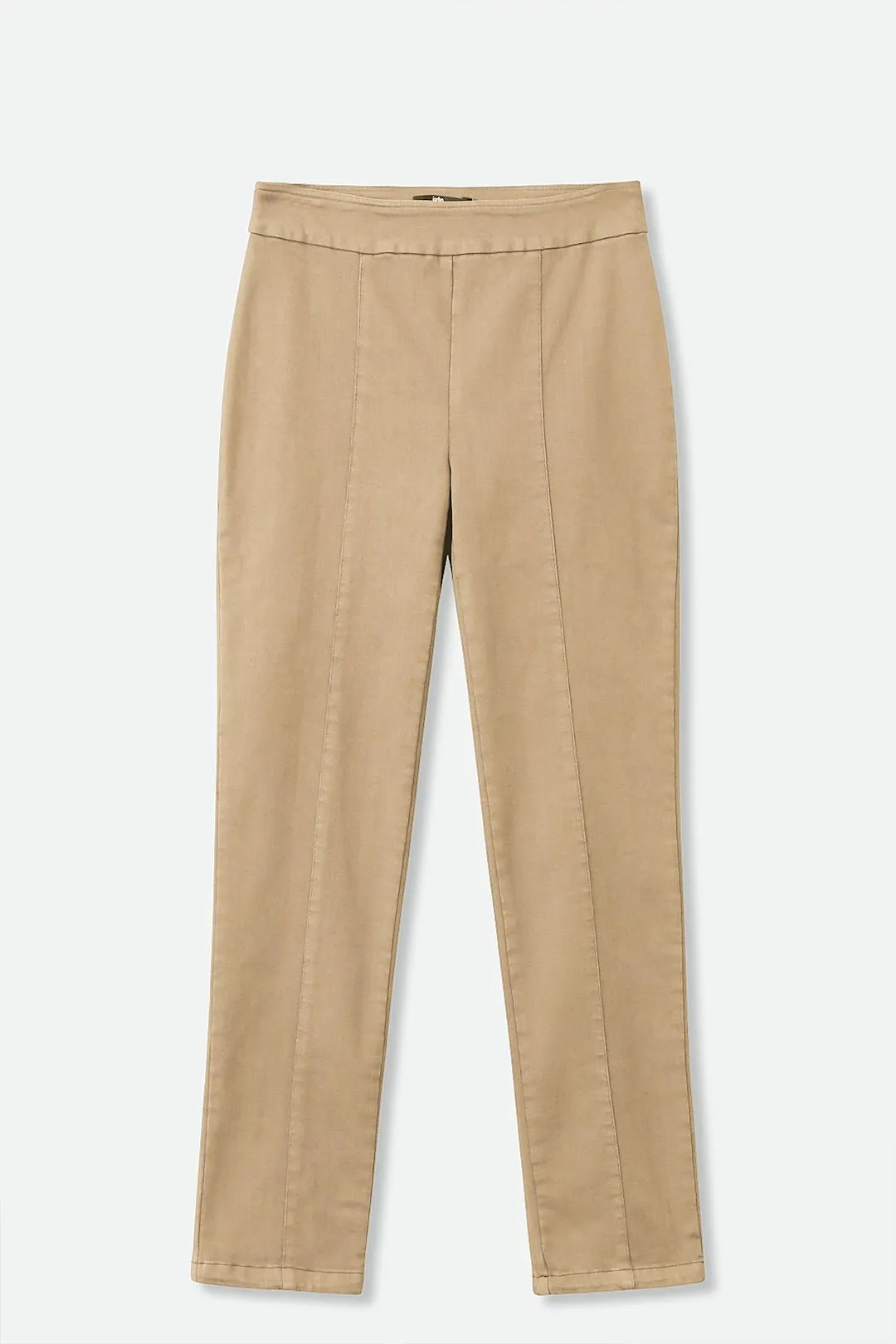 PALLAS BACK SLIT PANT IN GARMENT DYED ITALIAN STRETCH DENIM
