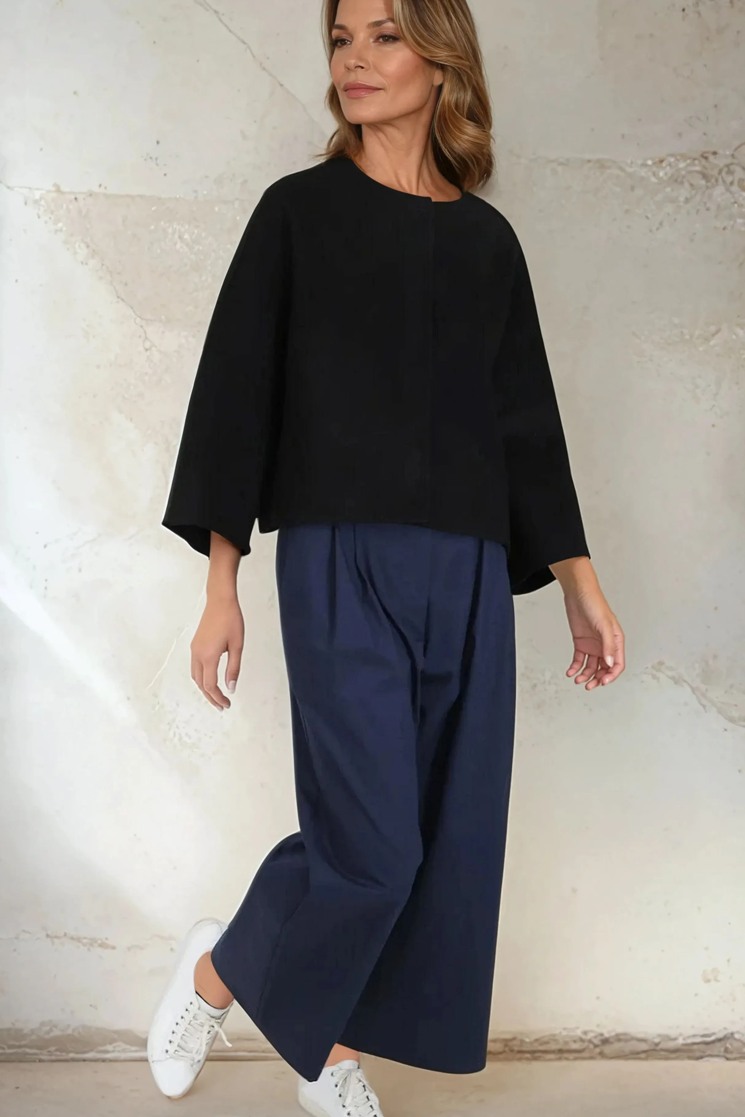 PALMER PANT IN ITALIAN COTTON STRETCH