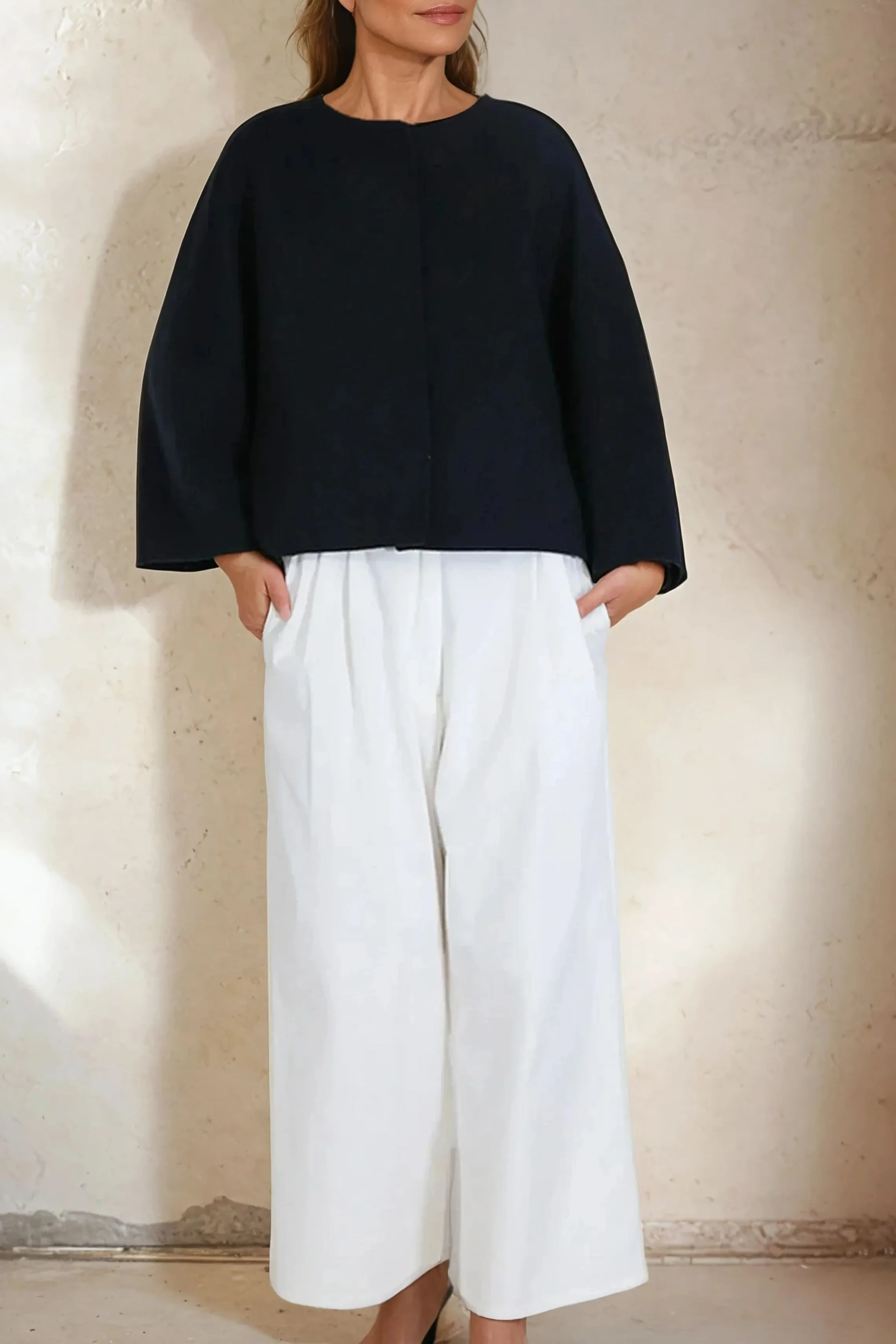 PALMER PANT IN ITALIAN COTTON STRETCH