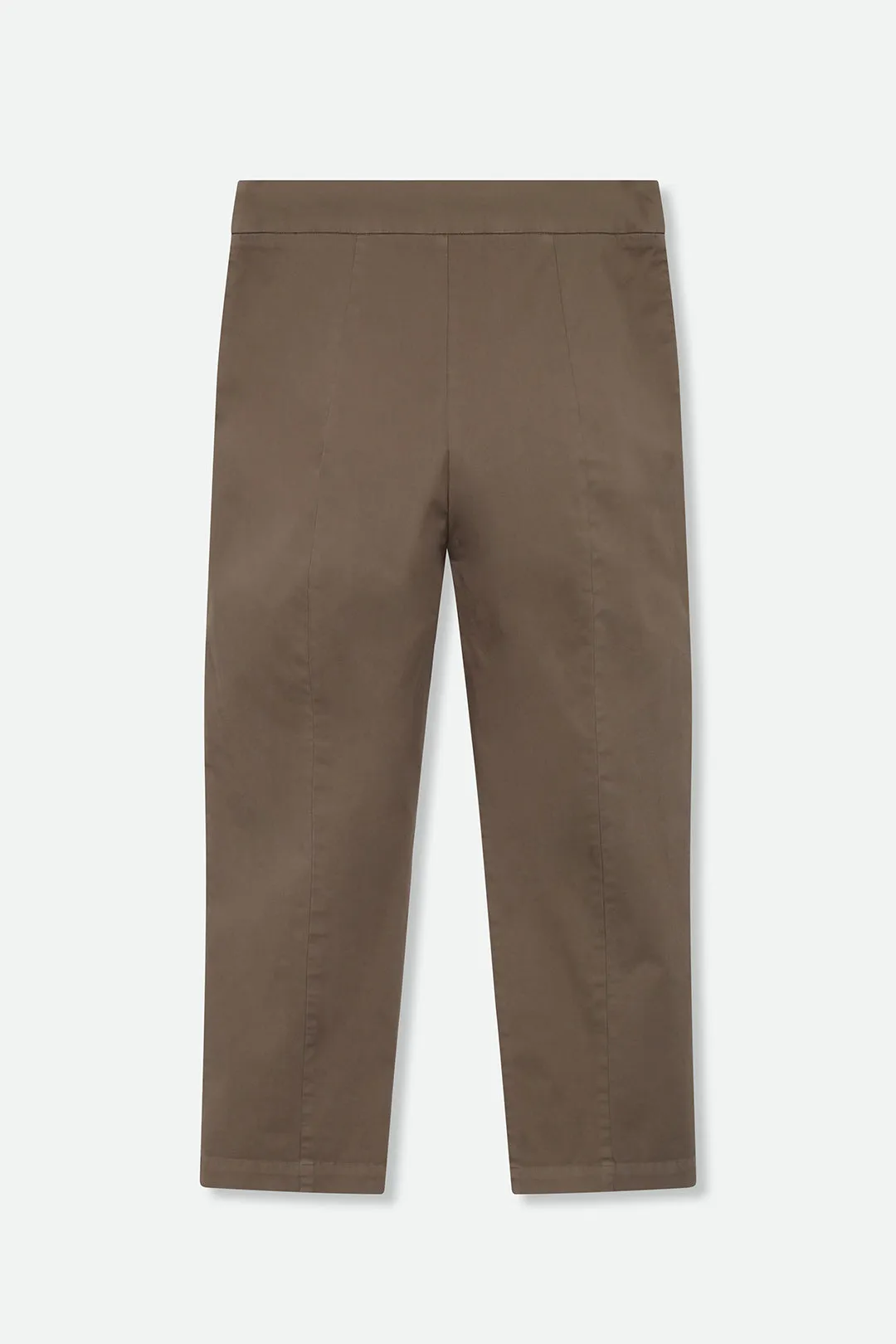 PASCAL BACK SEAMED PANT IN GARMENT DYED ITALIAN COTTON
