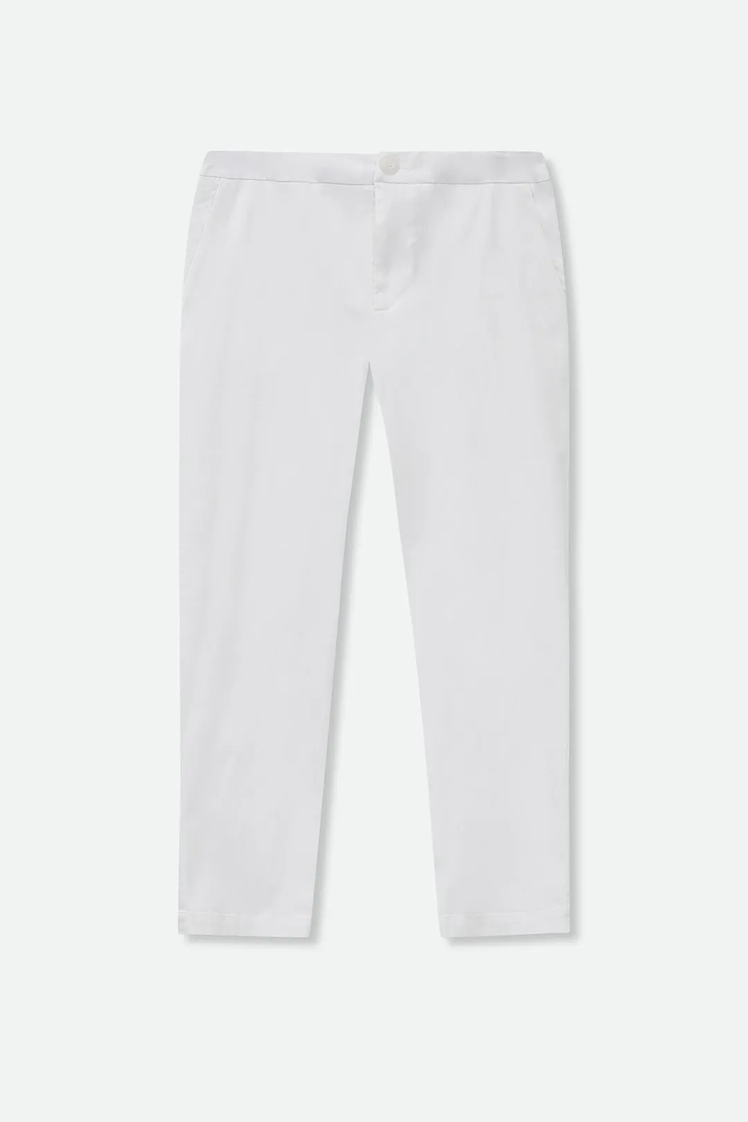 PASCAL BACK SEAMED PANT IN GARMENT DYED ITALIAN COTTON