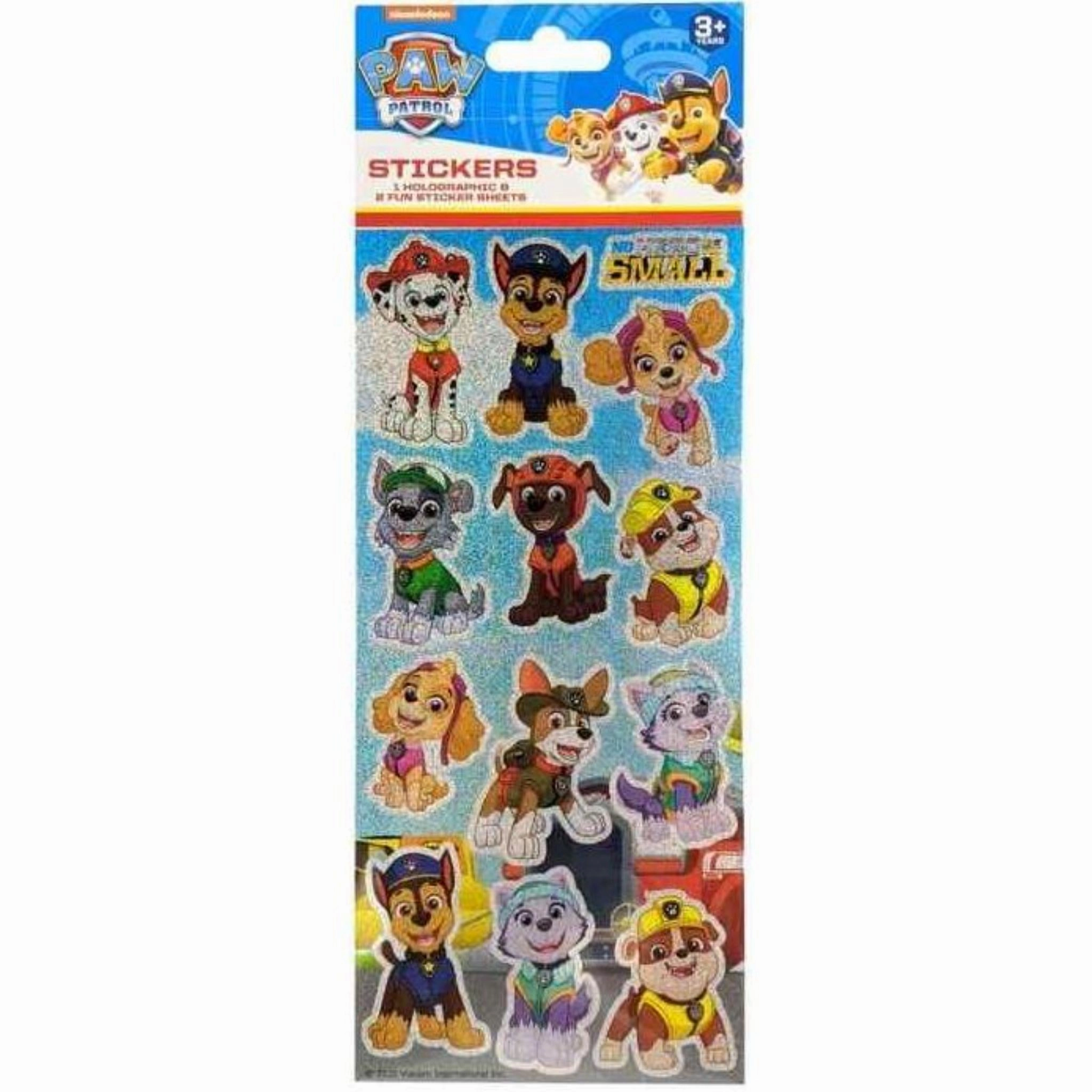 PAW Patrol Holographic Sticker 3 Pack