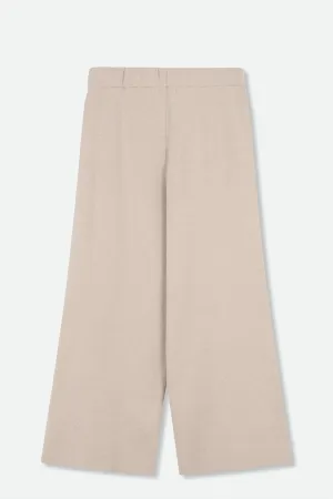 PAYTON WIDE LEG CROP PANT IN KNIT PIMA COTTON LIMITED EDITION COLORS