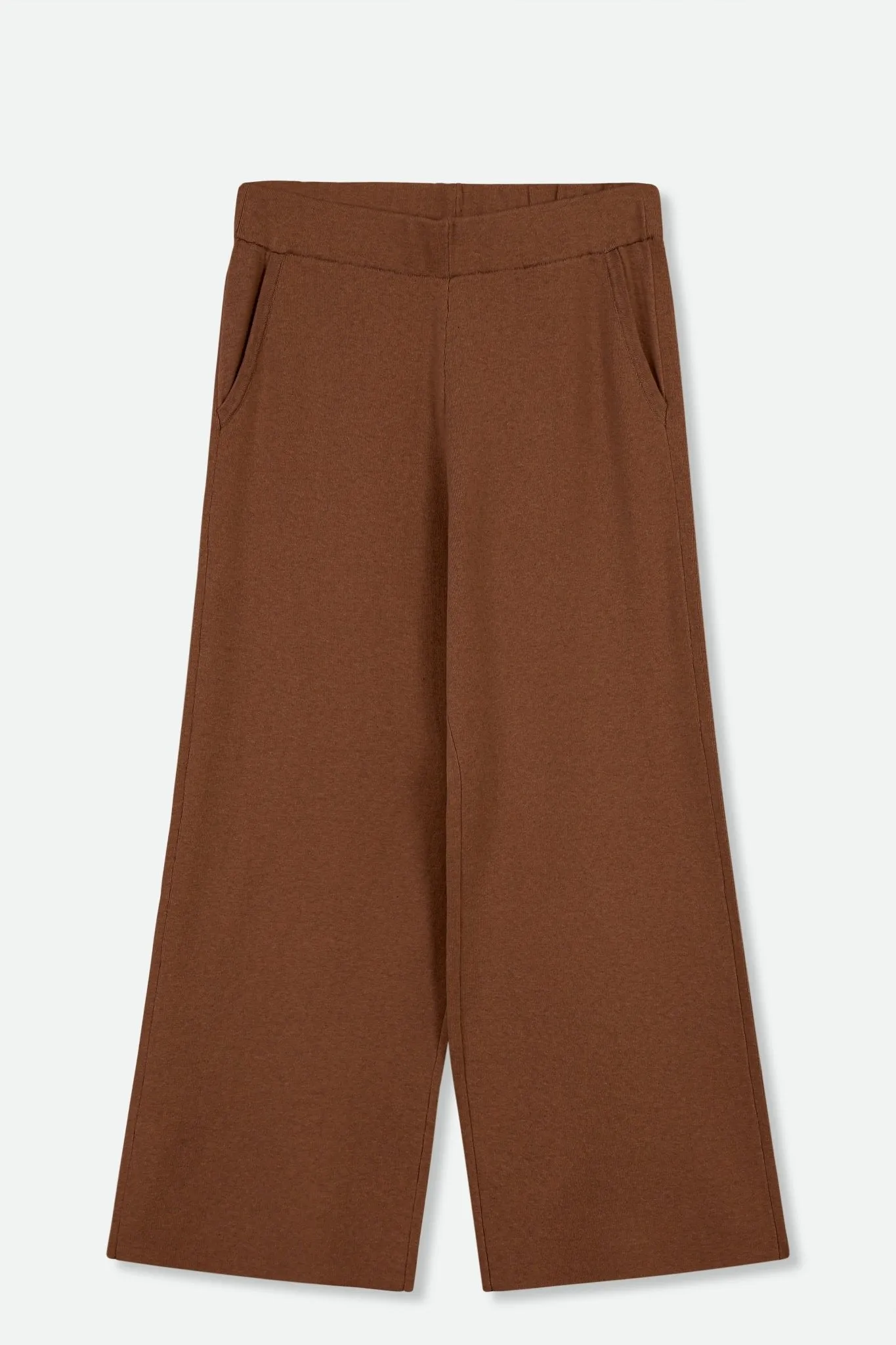 PAYTON WIDE LEG CROP PANT IN KNIT PIMA COTTON