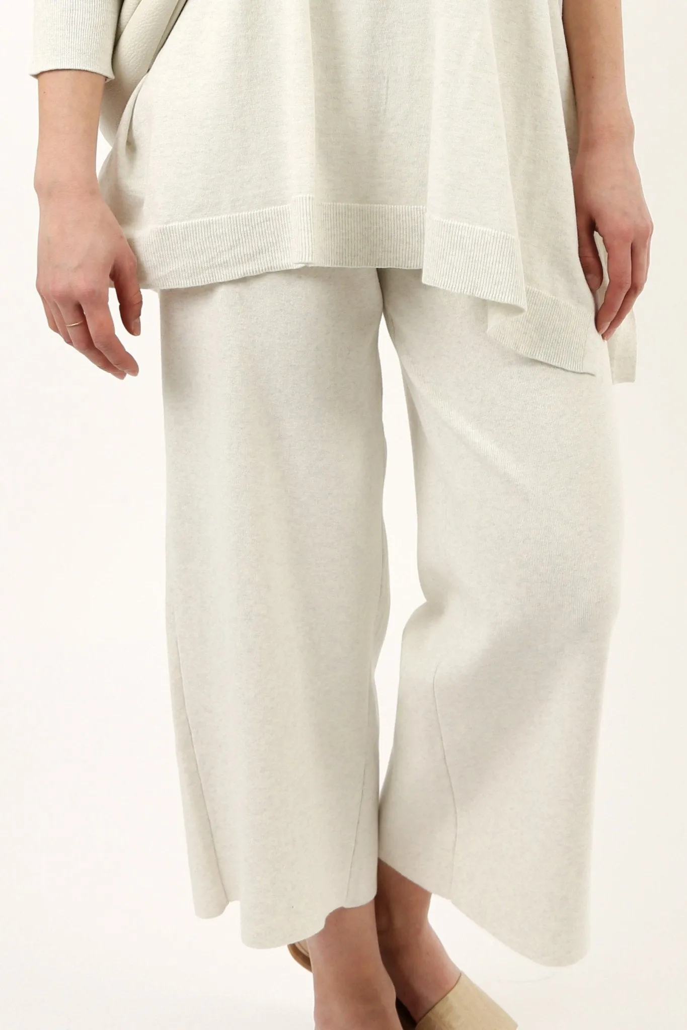 PAYTON WIDE LEG CROP PANT IN KNIT PIMA COTTON