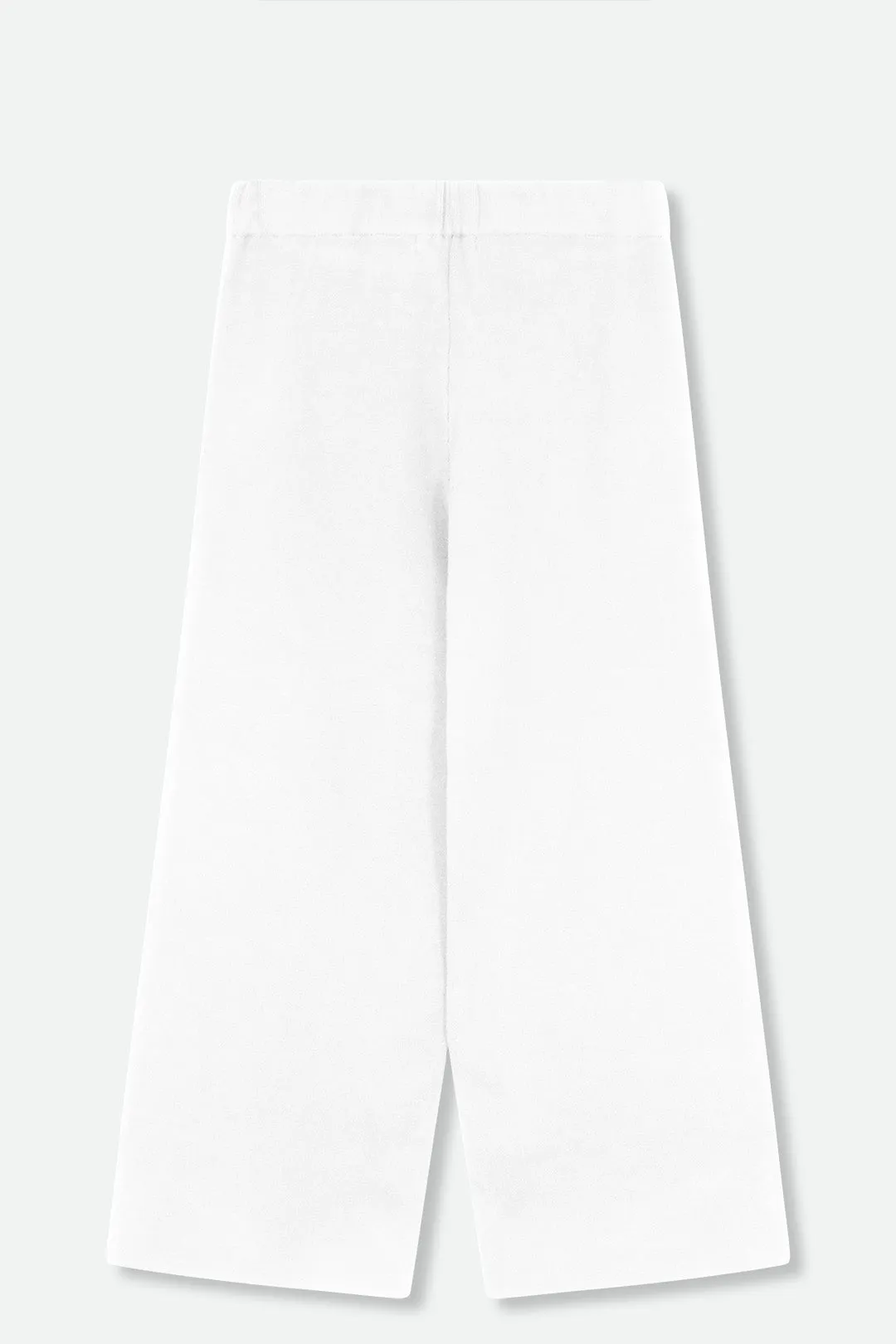 PAYTON WIDE LEG CROP PANT IN KNIT PIMA COTTON
