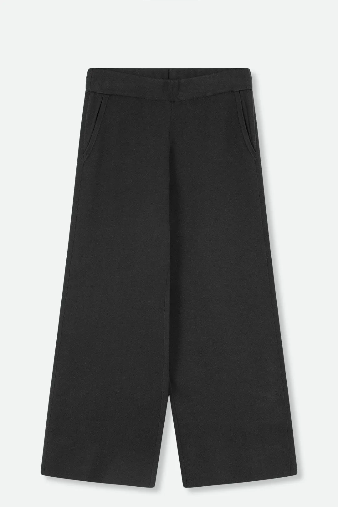 PAYTON WIDE LEG CROP PANT IN KNIT PIMA COTTON