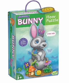 Peaceable Kingdom Floor Puzzle Bunny