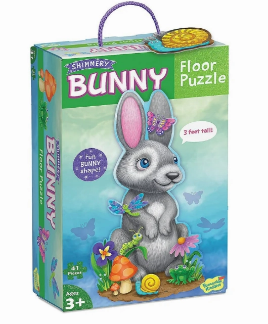 Peaceable Kingdom Floor Puzzle Bunny