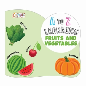 Pegasus A To Z Fruits and Vegetables Early Learning Board Book for Kids Children