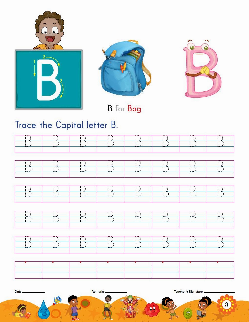 Pegasus Capital Letters - Activity Workbook For Kids