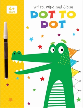 Pegasus Dot To Dot-Wipe N Clean Book
