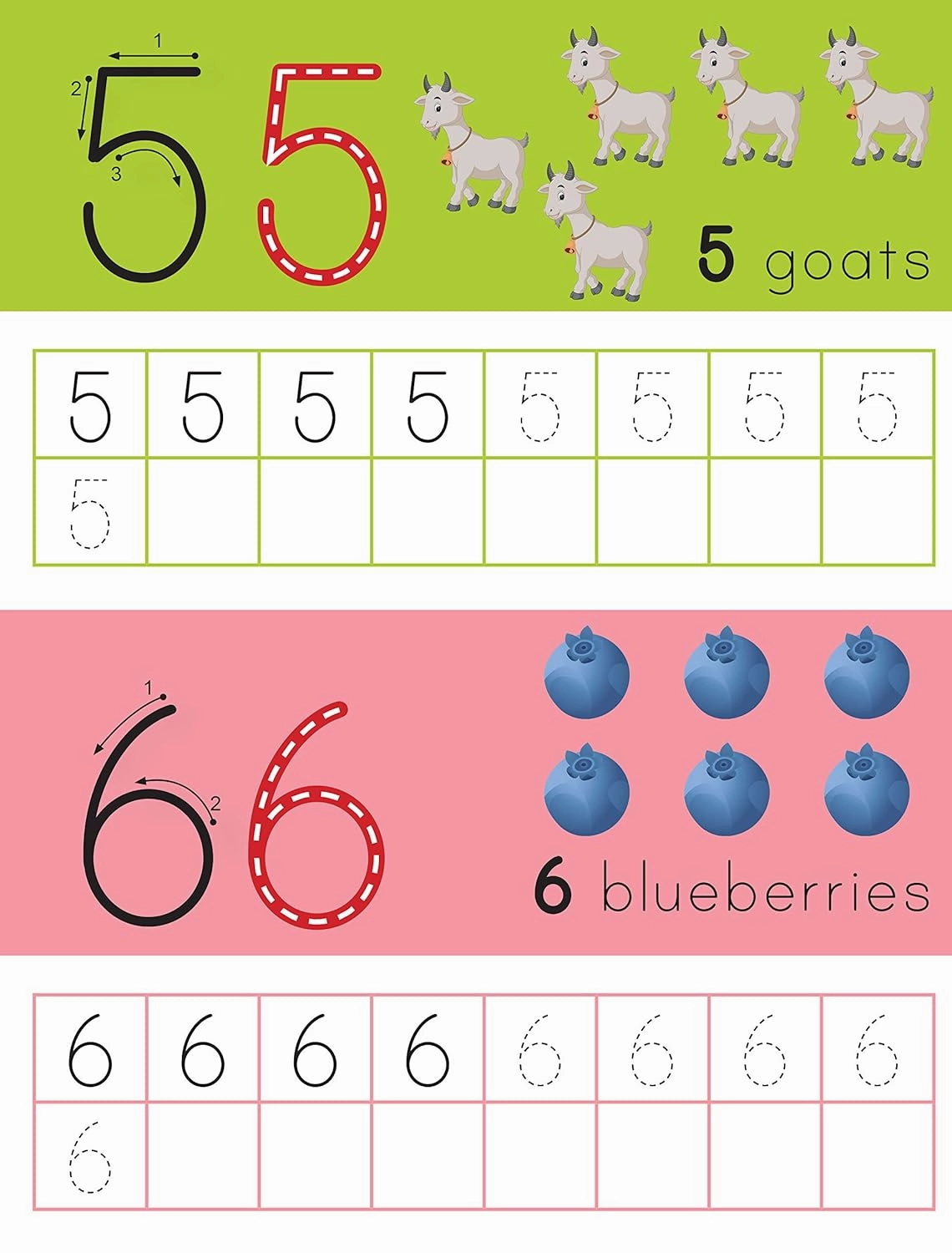 Pegasus Numbers 1-10 - Wipe & Clean Workbook with free Pen