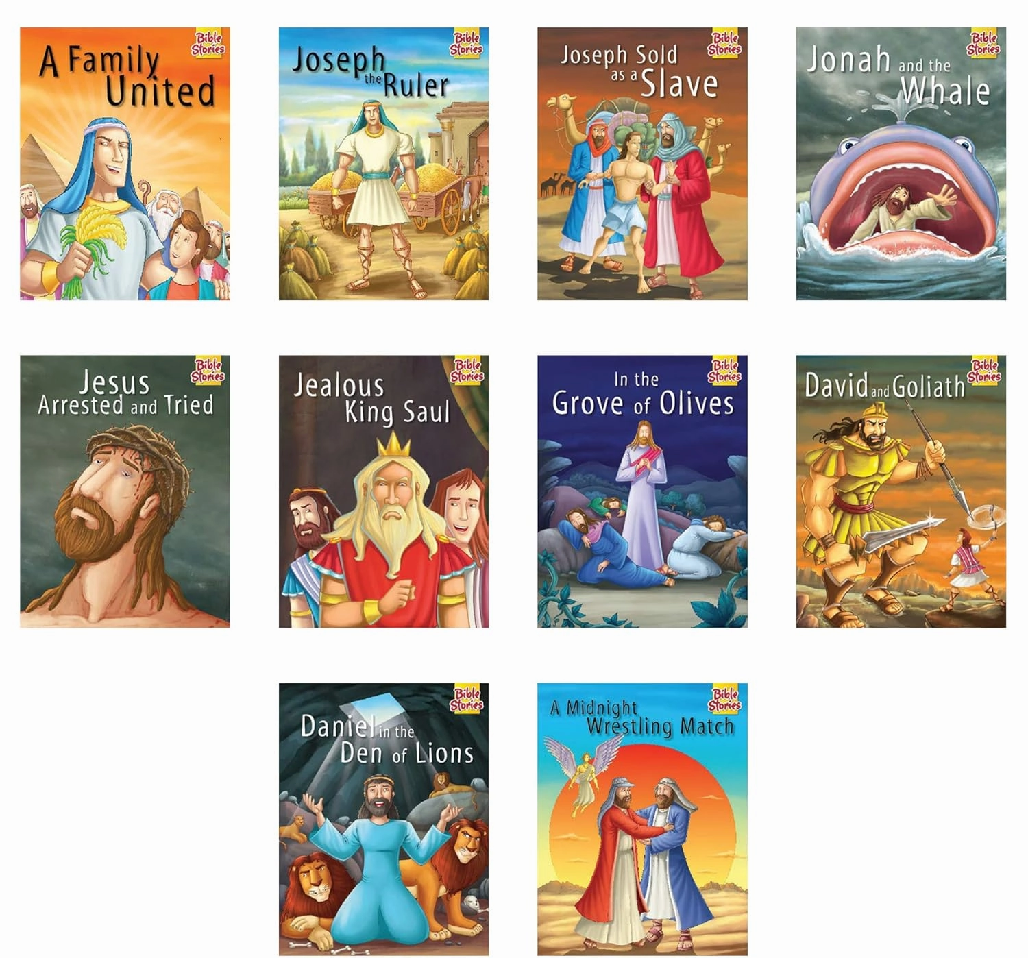 Pegasus Set of 10 Bible Stories Picture Books for 3  Year Old Children I