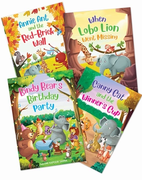 Pegasus Set of 4 - Life Lessons Story Book for 4  Years Kids