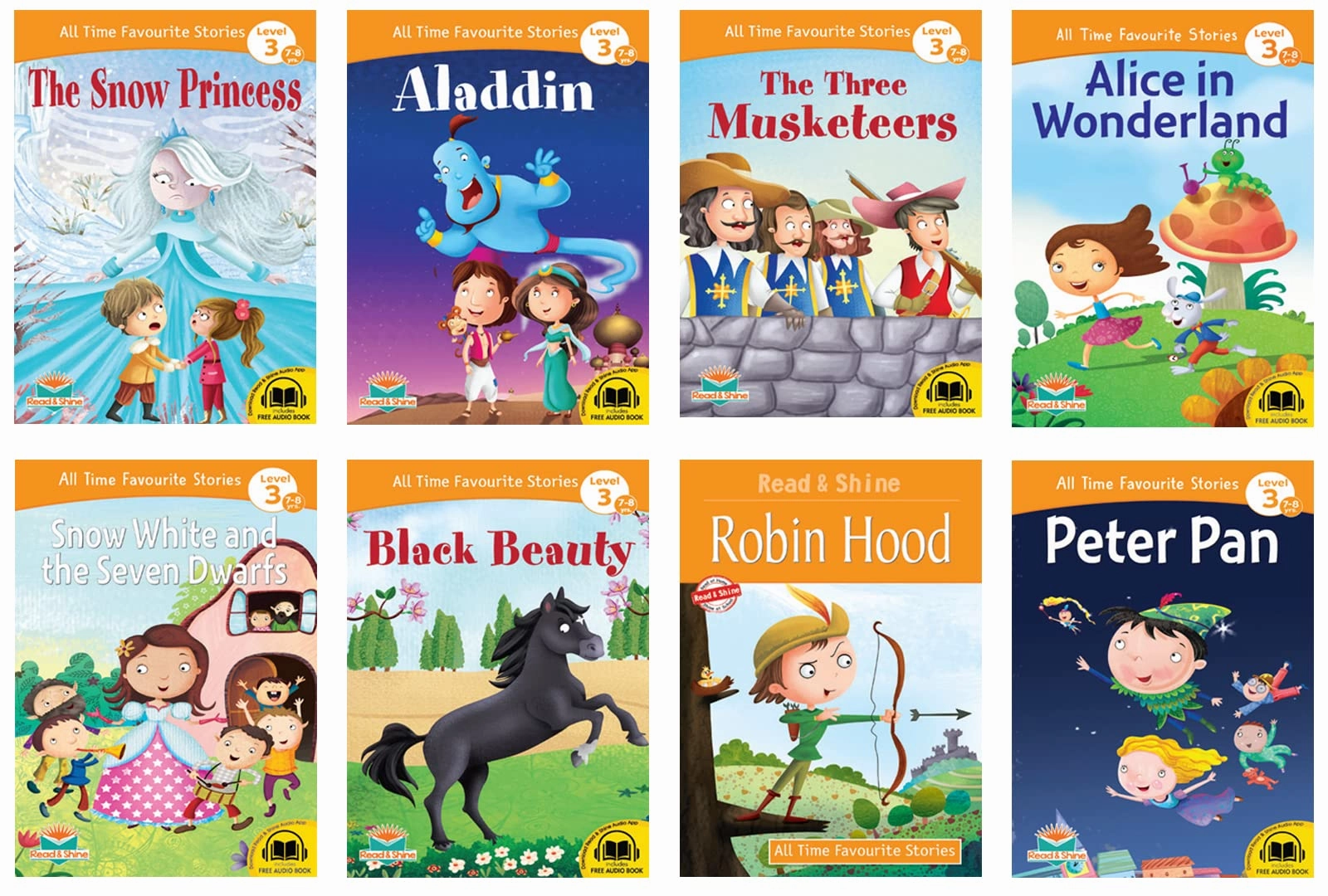 Pegasus Set of 8 Amazing Story Books for Children