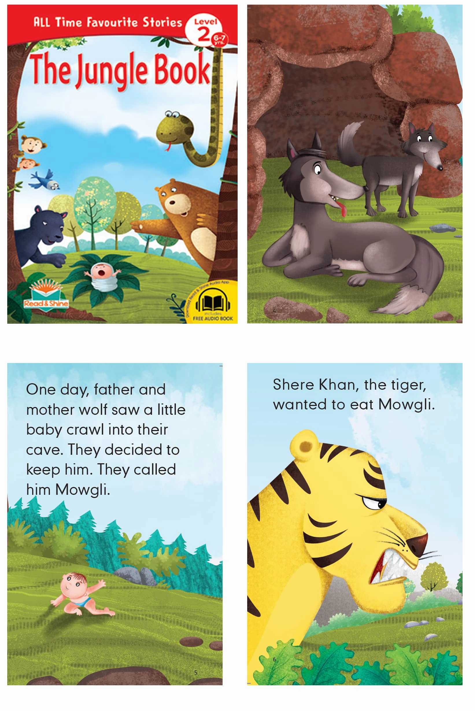 Pegasus Set of 8 Classic Self Reading Story Books for Children