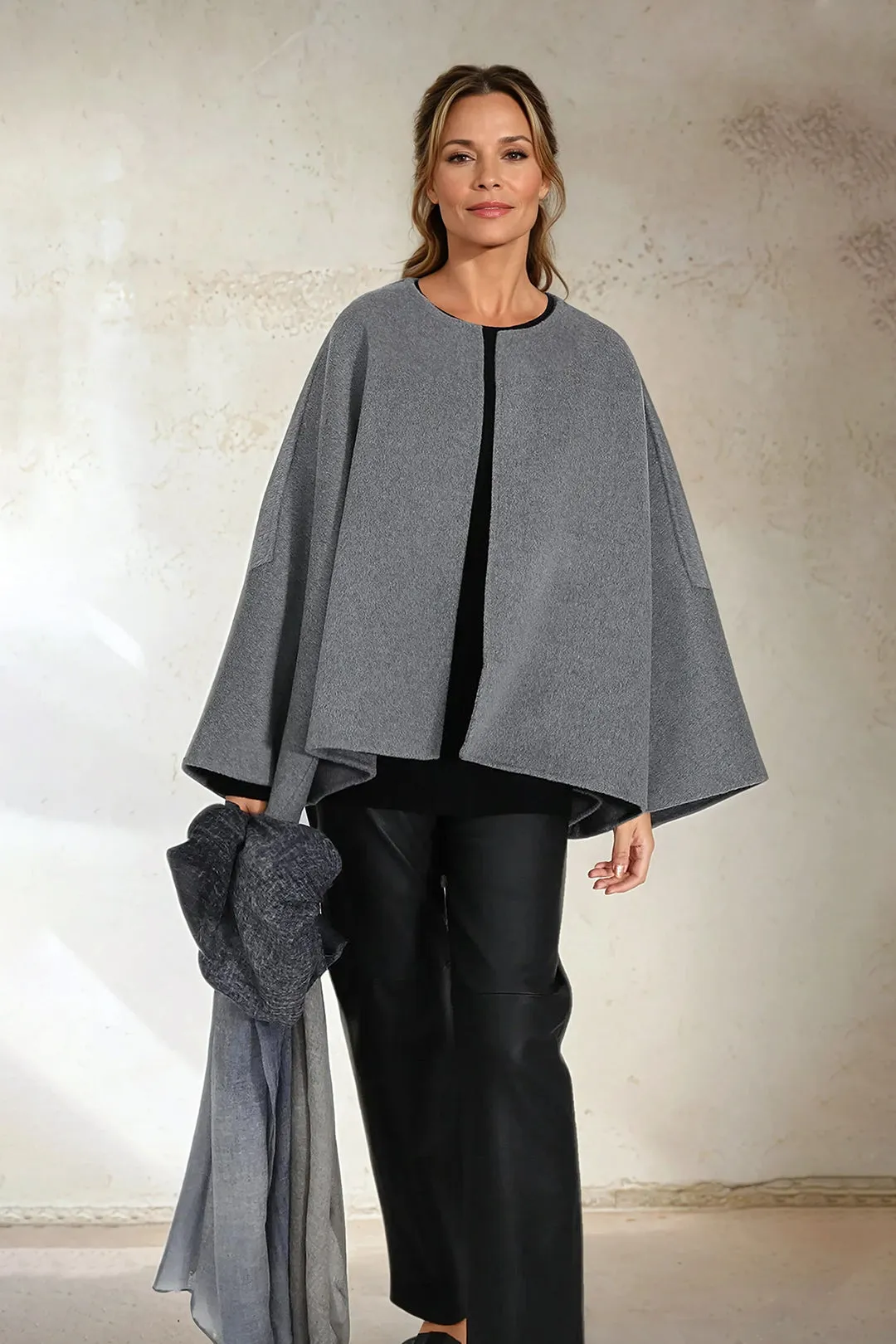PELLERYN JACKET IN DOUBLE FACE CASHMERE WOOL